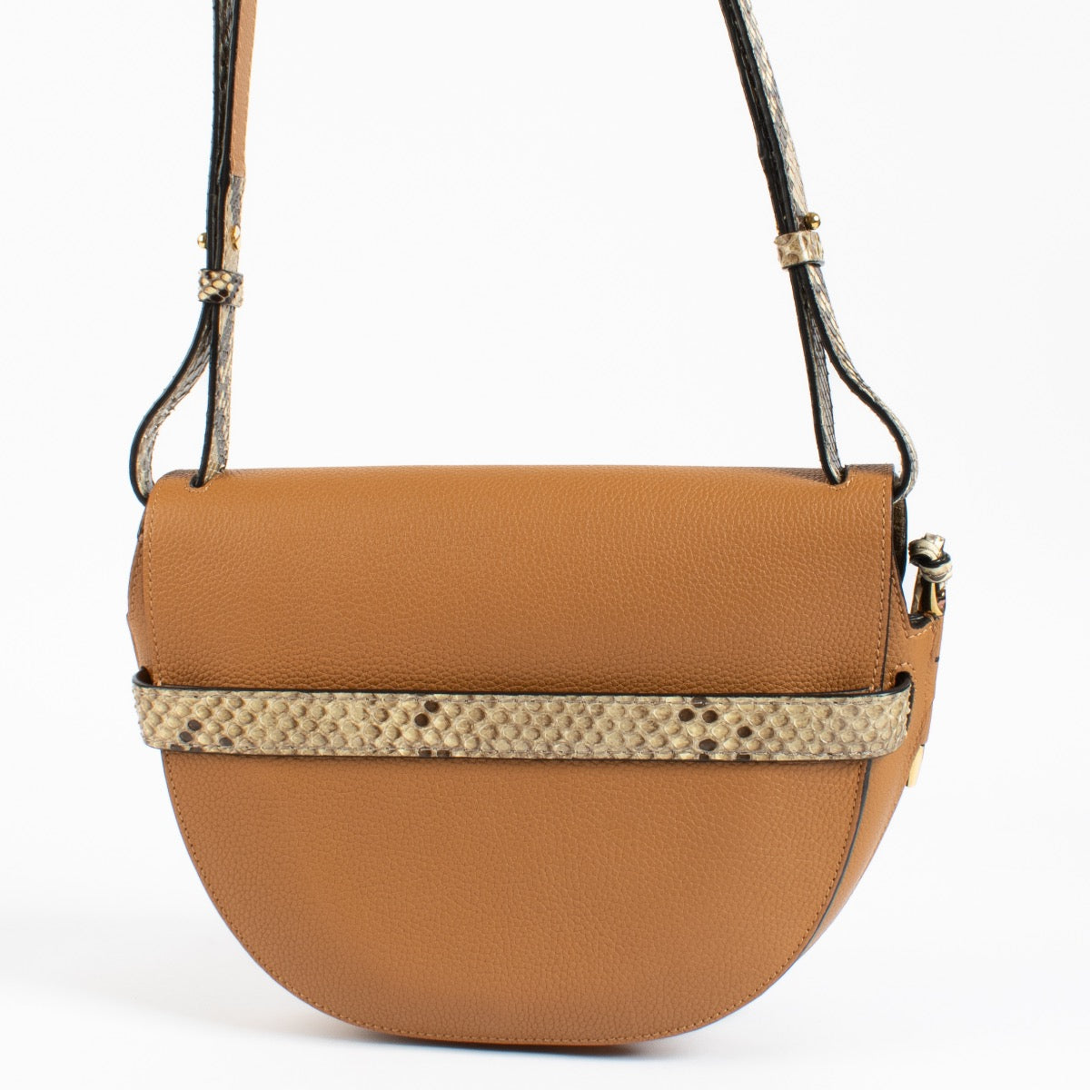 Shop 100% authentic second hand Loewe Cognac Python Gate Shoulder Bag on Labellov.com