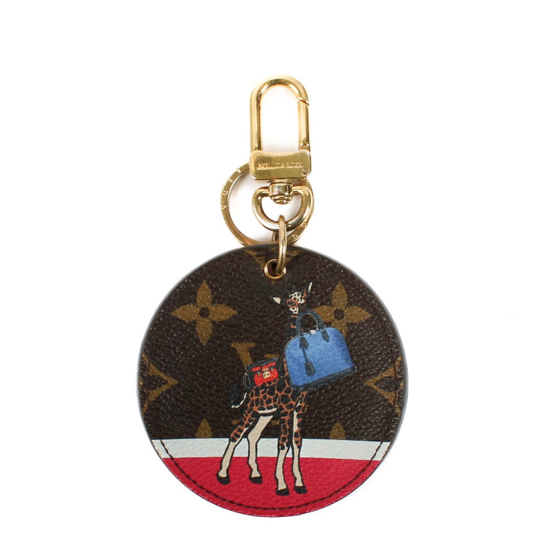 Louis Vuitton Monogram Girafe Keychain Bag Charm