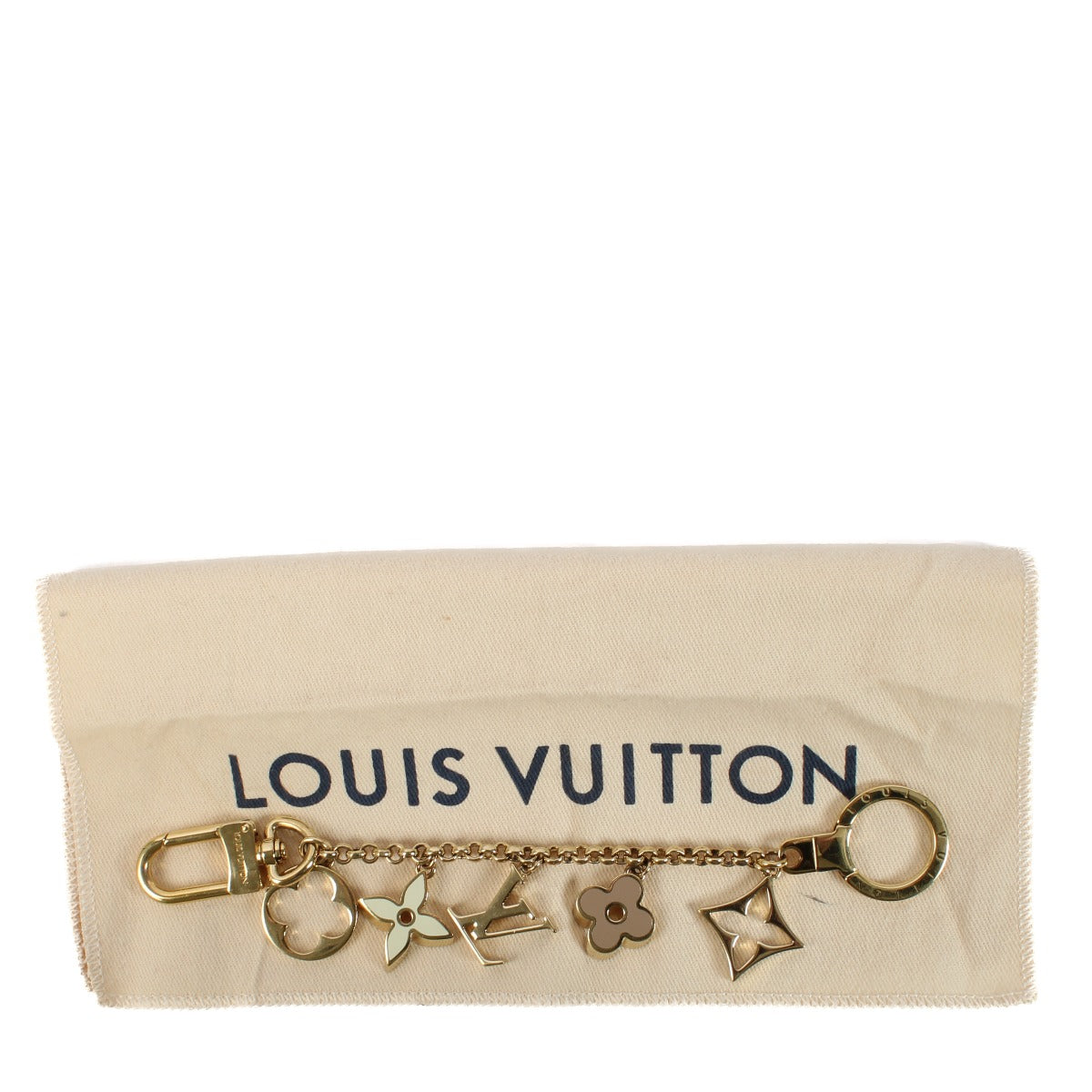 Louis Vuitton Fleur de Monogram Bag Charm Chain