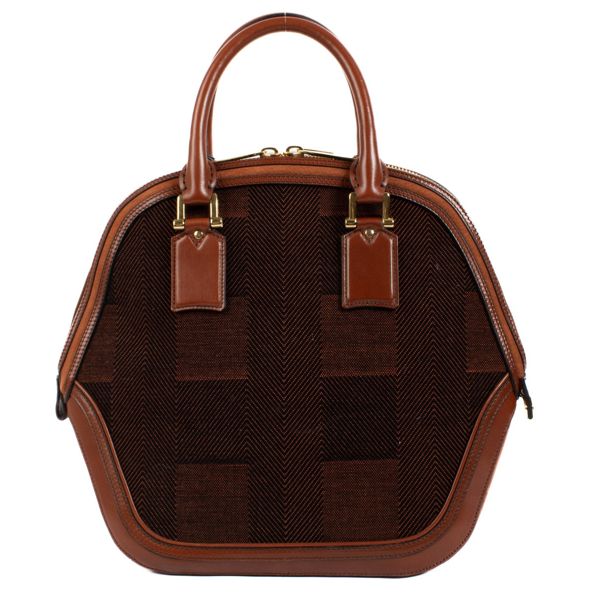 Authentic second hand Burberry Check Top handle Bag on Labellov.com