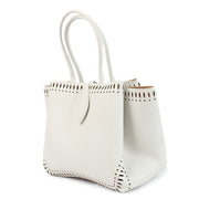 shop 100% authentic second hand Alaïa White Angele 25 Top Handle Bag on Labellov.com