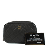 shop 100% authentic second hand chanel black Caviar Pouch on Labellov.com