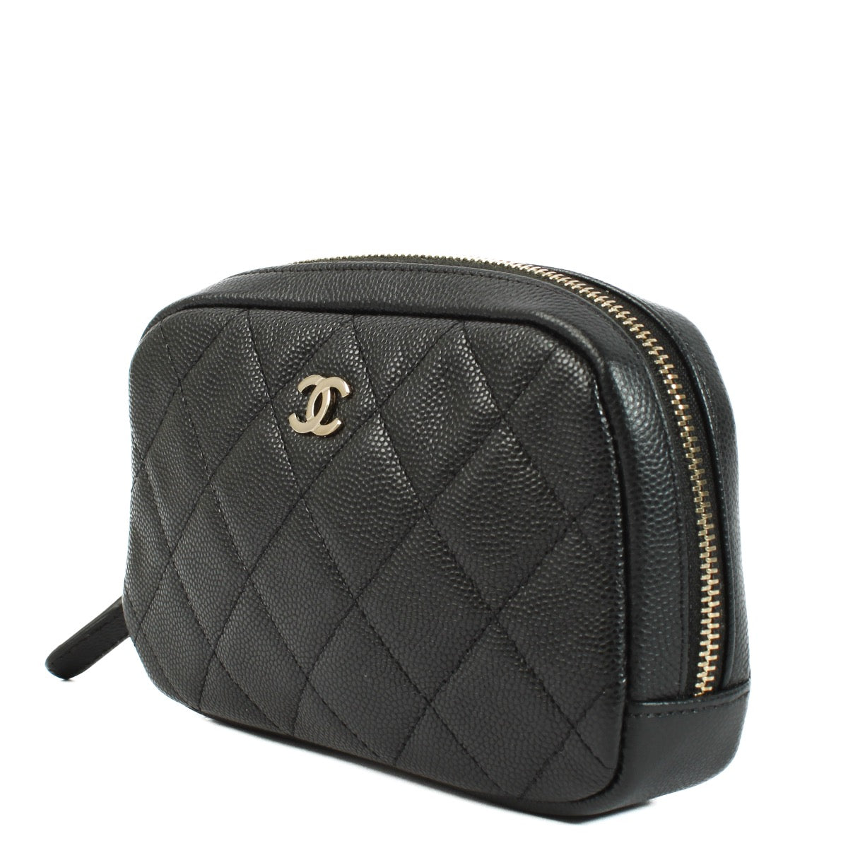 shop 100% authentic second hand chanel black Caviar Pouch on Labellov.com