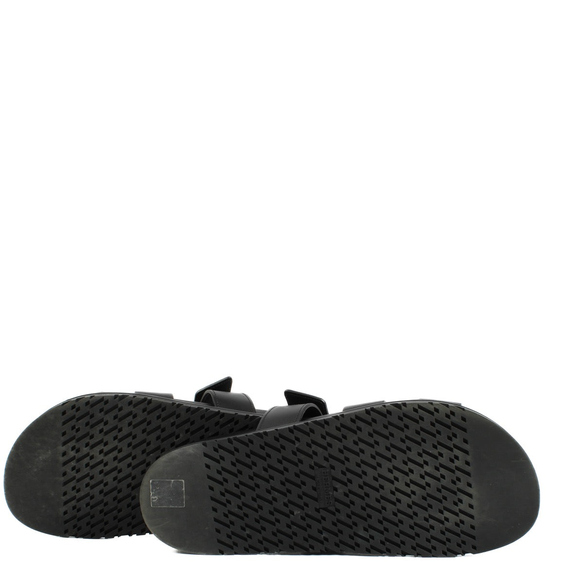 shop 100% authentic second hand Hermès Black Chypre Sandals - Size 40 on Labellov.com
