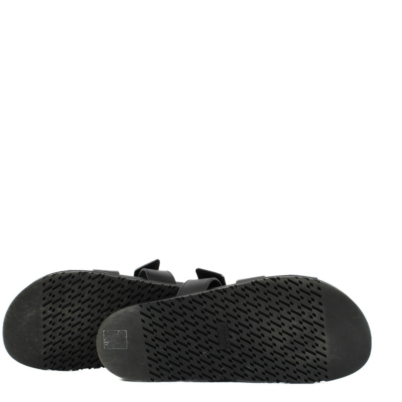 shop 100% authentic second hand Hermès Black Chypre Sandals - Size 40 on Labellov.com