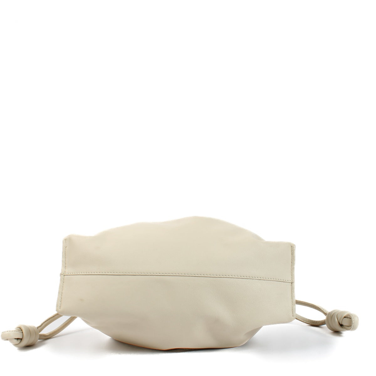 Loewe Beige Calfskin Flamenco Clutch