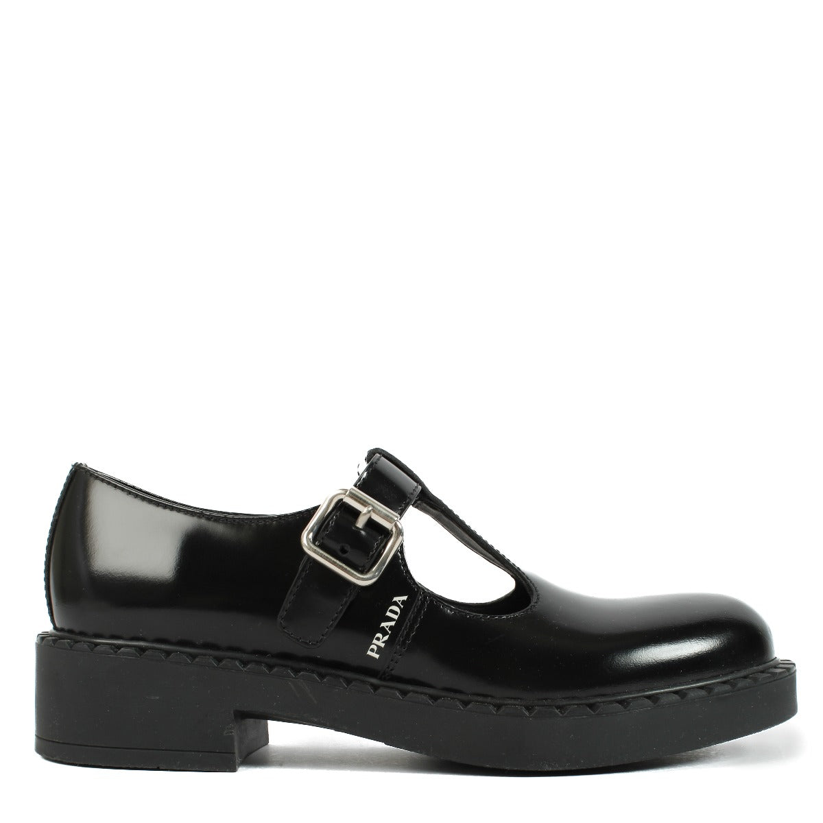 Prada Black Mary Jane Flats