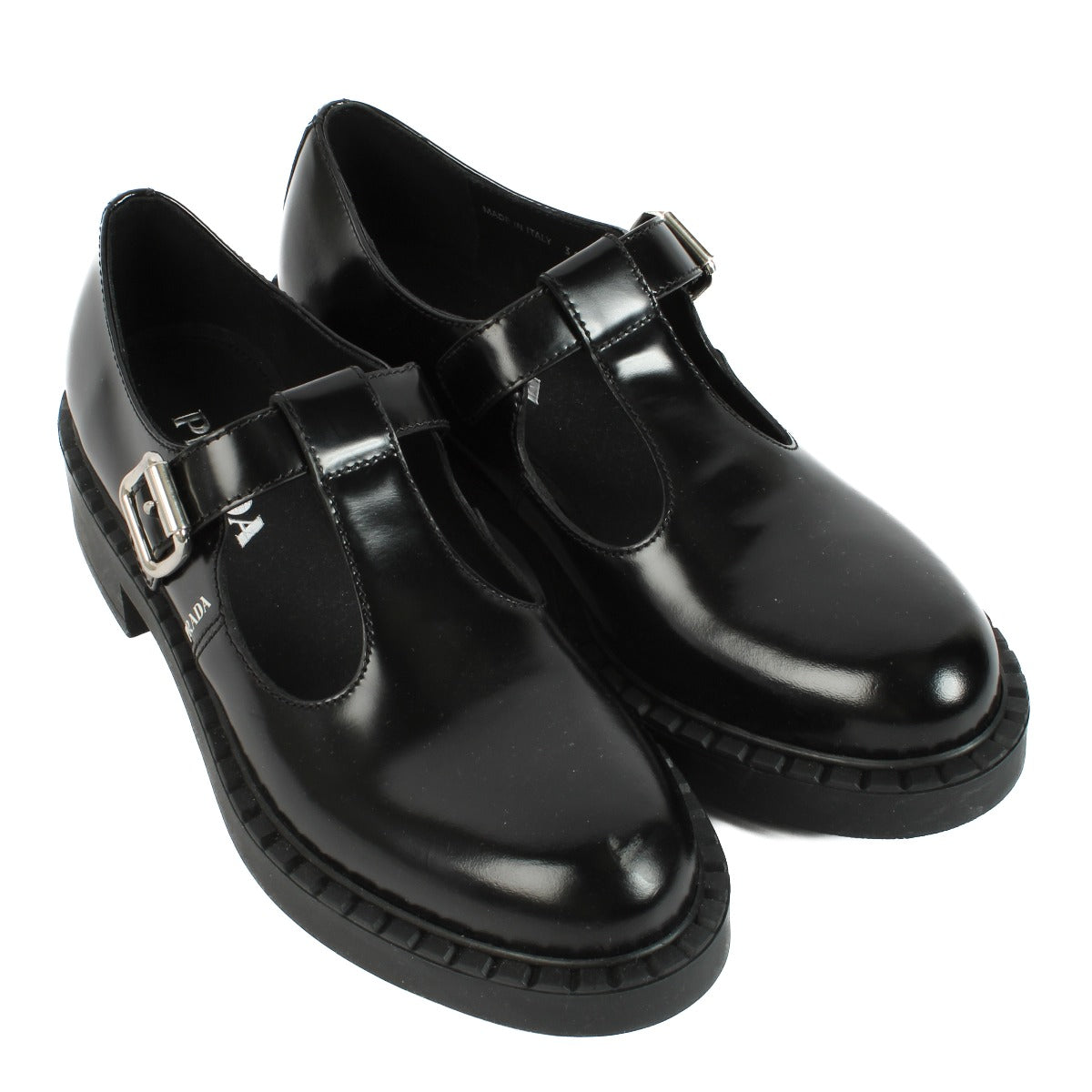 Prada Black Mary Jane Flats