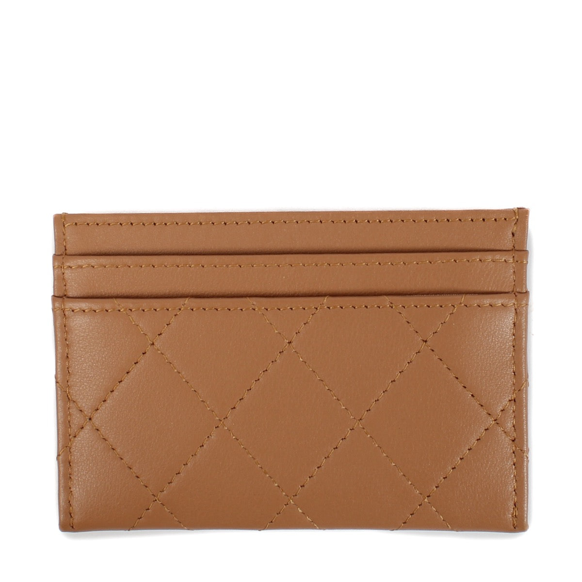 shop 100% authentic second hand chanel camel Card Holder Wallet on Labellov.com