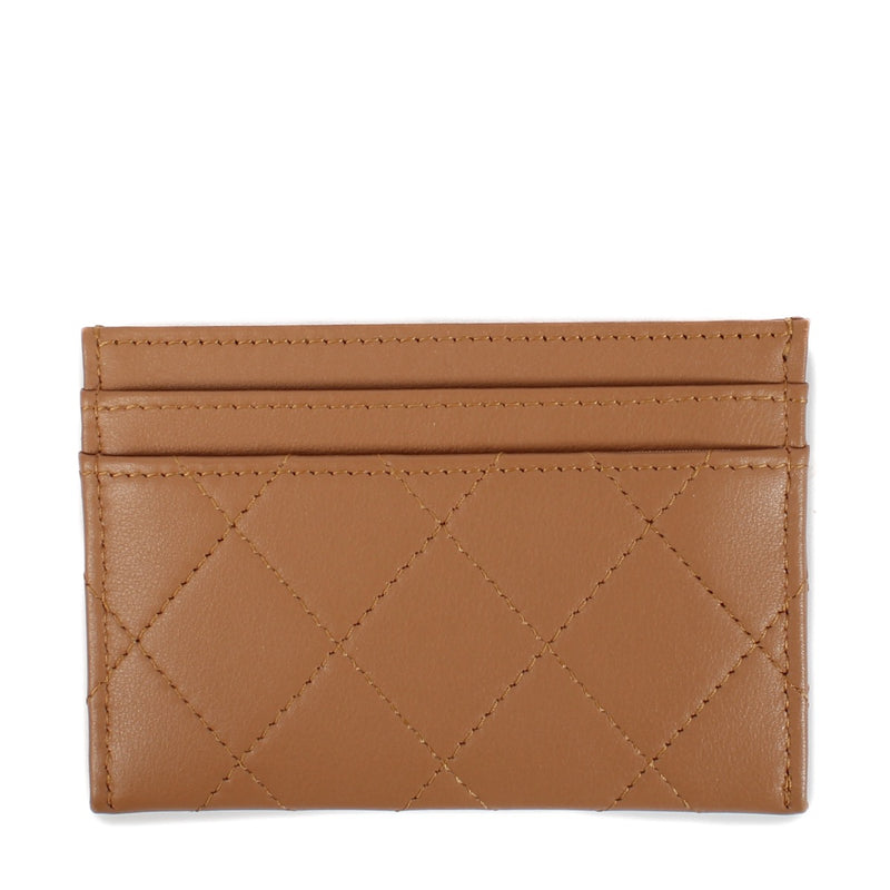 shop 100% authentic second hand chanel camel Card Holder Wallet on Labellov.com