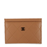shop 100% authentic second hand chanel camel Card Holder Wallet on Labellov.com