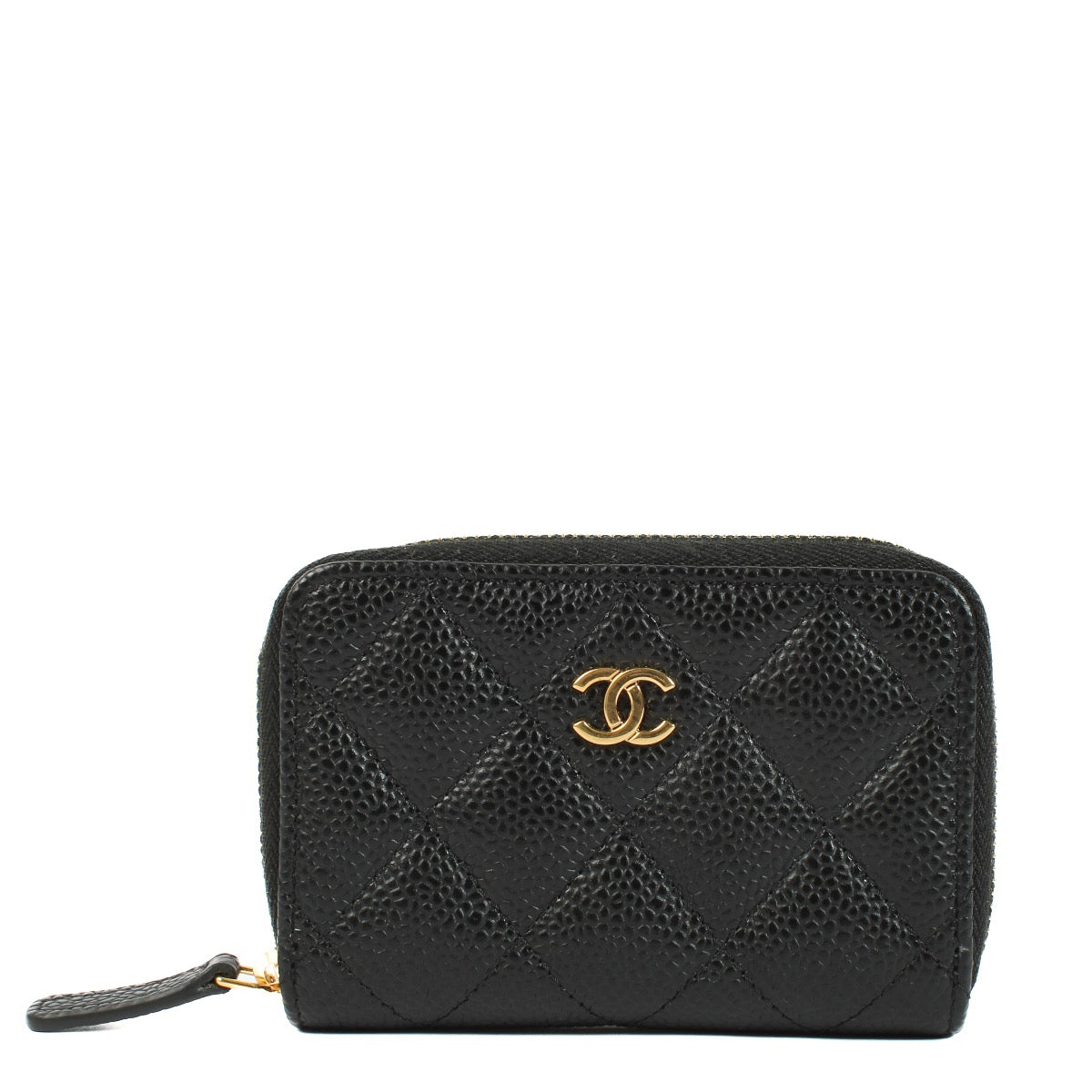 shop 100% authentic second hand chanel black Caviar Leather Wallet on Labellov.com