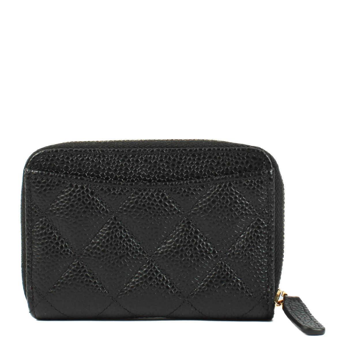 shop 100% authentic second hand chanel black Caviar Leather Wallet on Labellov.com