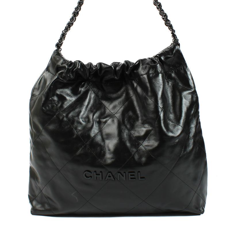 Chanel So Black 22 Shoulder Bag