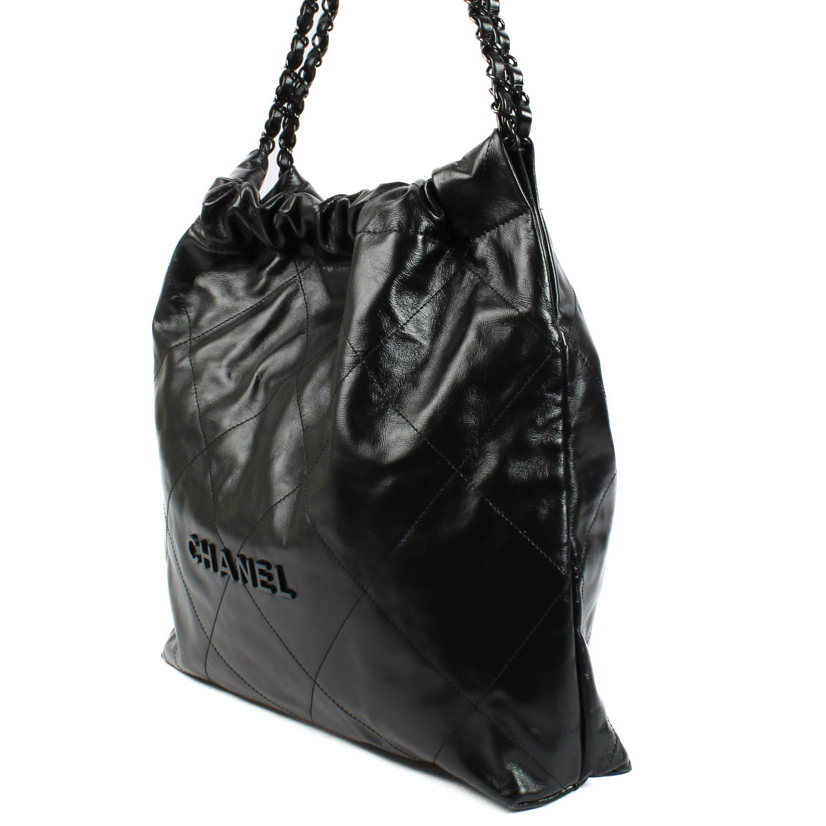 Chanel So Black 22 Shoulder Bag