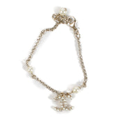 Chanel S20 White Pearl CC Bracelet