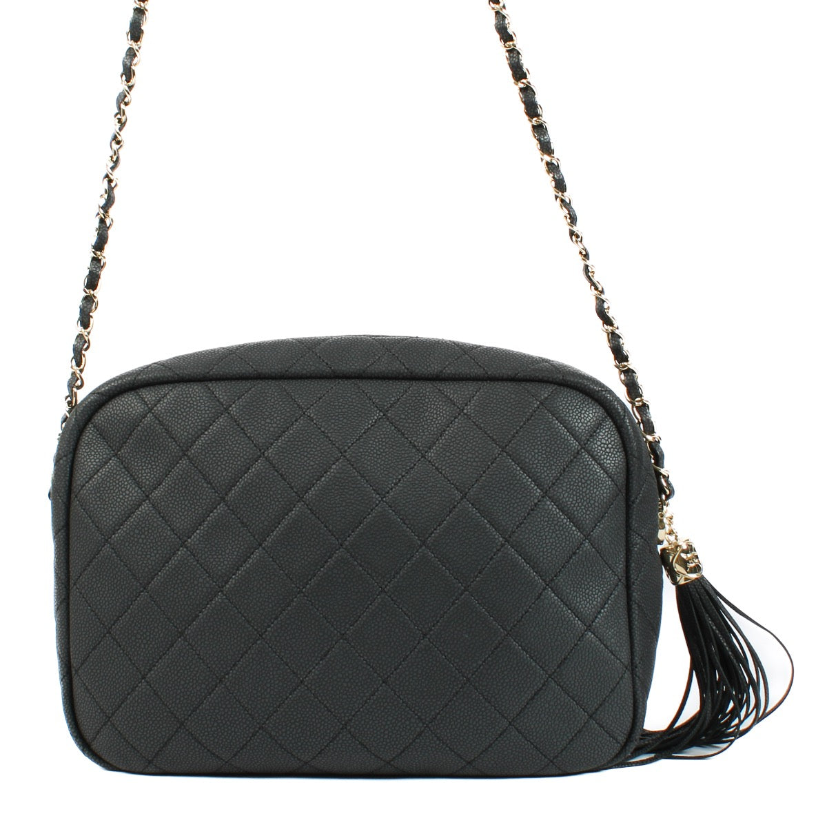 shop 100% authentic second hand Chanel Dark Grey Matte Caviar Large Camera Bag on Labellov.com