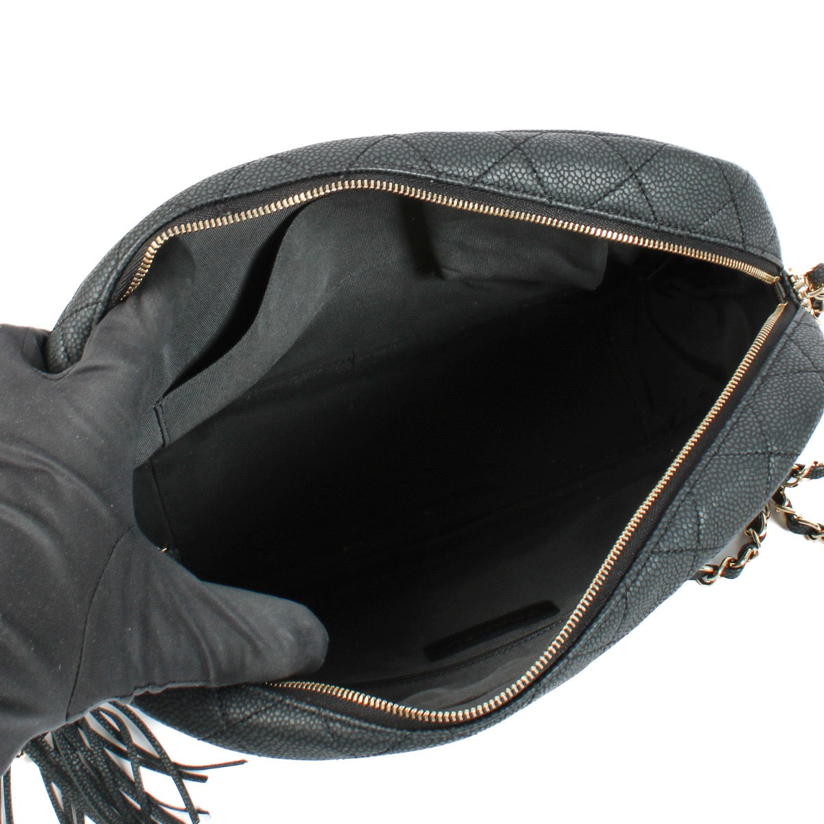 shop 100% authentic second hand Chanel Dark Grey Matte Caviar Large Camera Bag on Labellov.com
