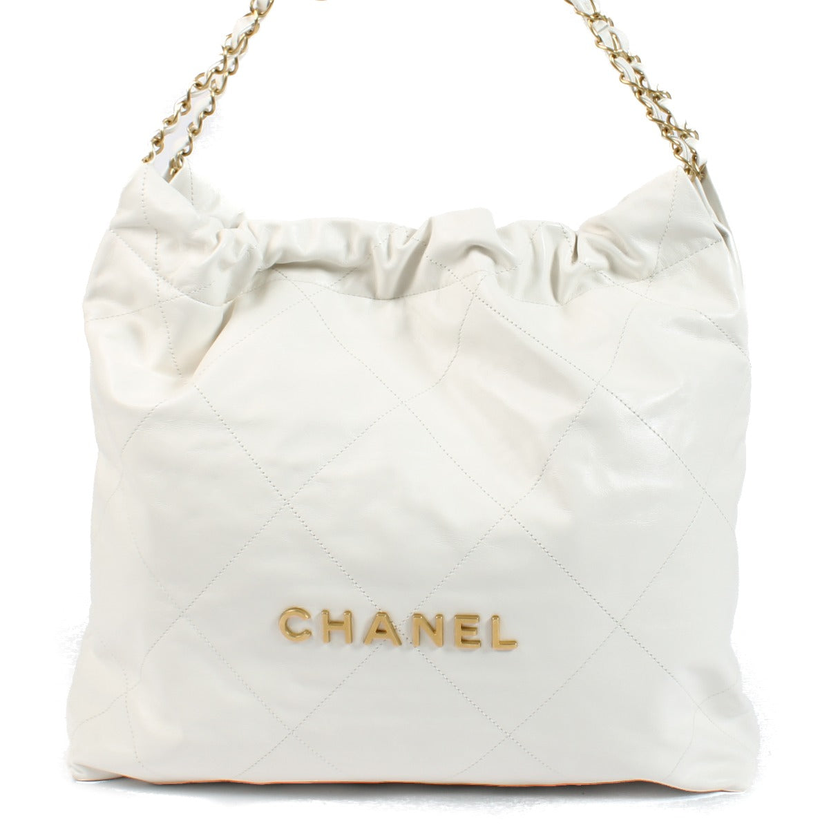 Chanel White 22 Shoulder Bag