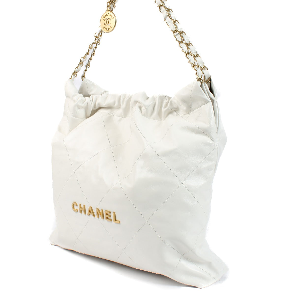 Sac bandoulière Chanel 22 blanc