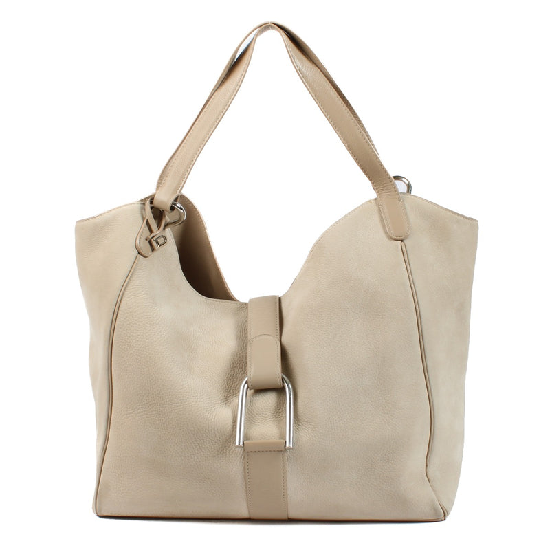 Delvaux Nubuck Givry Besace Shoulder Bag