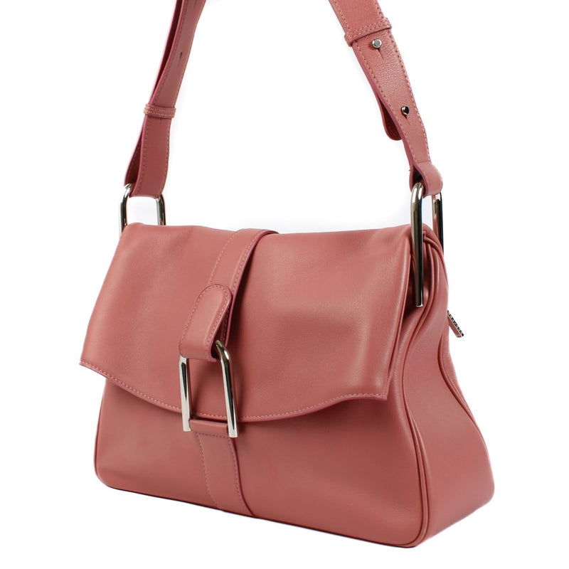 Delvaux Rose Candy Polo Givry Bag