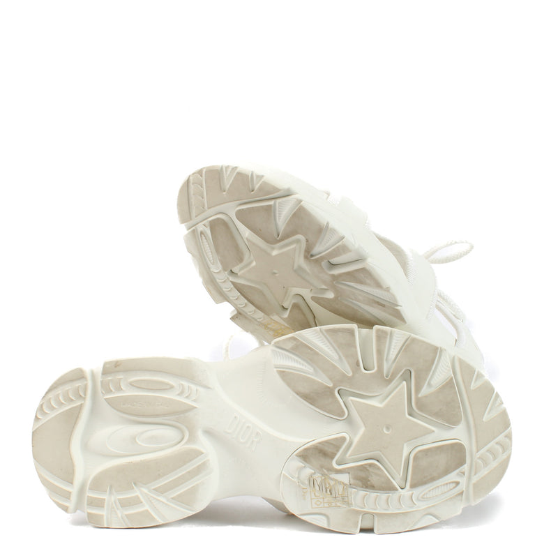 Christian Dior White D-Connect Sandals