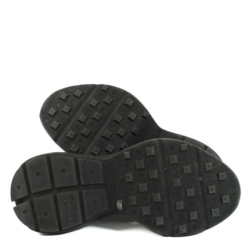 Gucci Black Rhyton Sneakers - Size 39