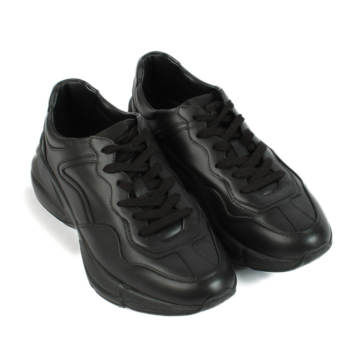 Gucci Zwarte Rhyton Sneakers - Maat 39