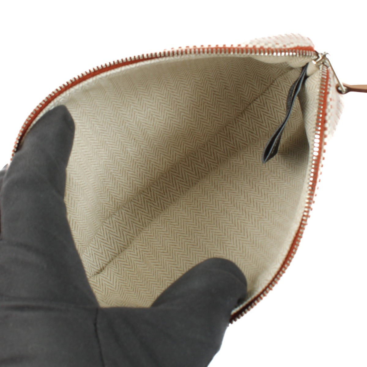 shop 100% authentic second hand Hermès Beige Toile H Echappee Pouch on Labellov.com