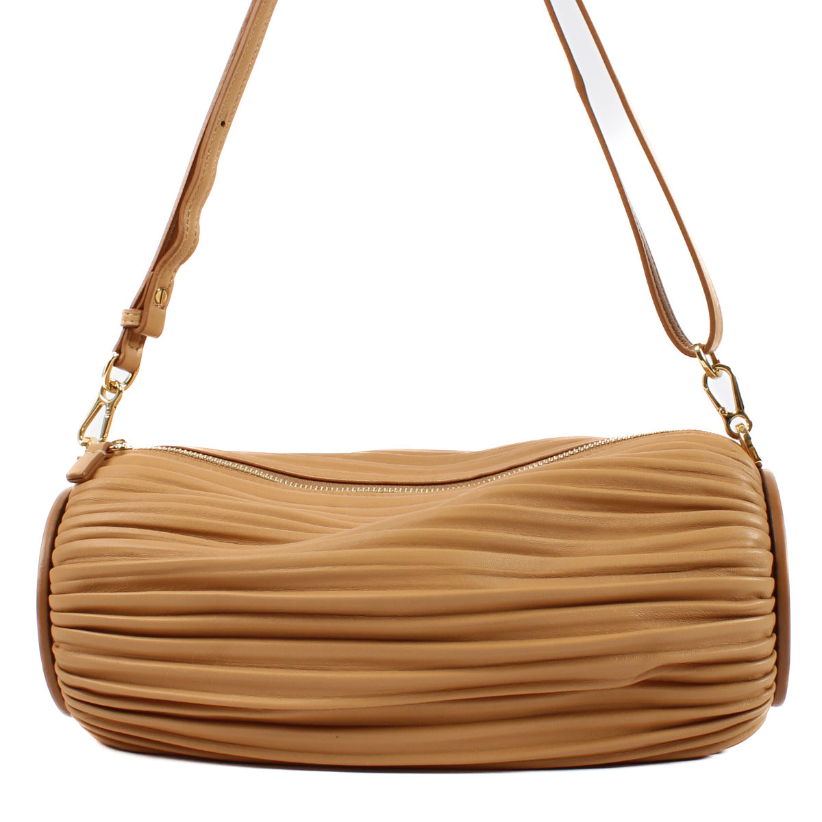 Pochette Loewe en nappa d'agneau marron Warm Desert