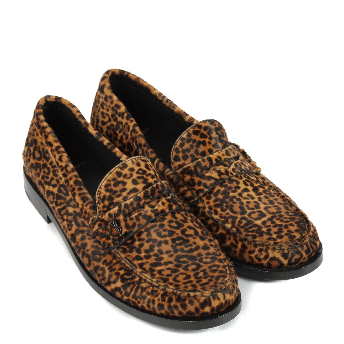 shop 100% authentic second hand Saint Laurent Leopard Pony Hair Flats - Size 40 on Labellov.com