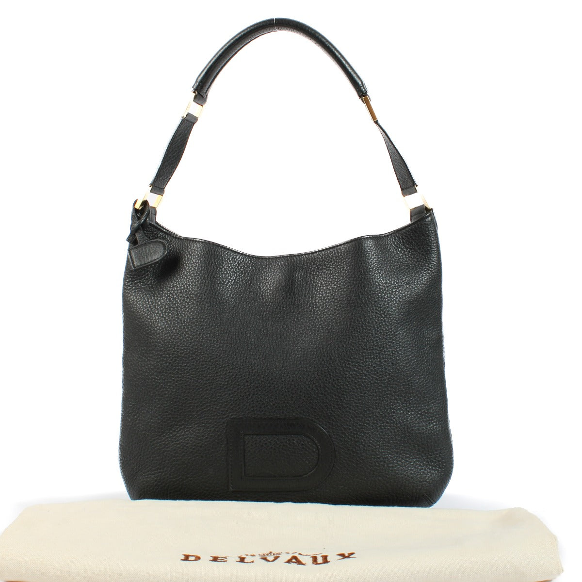Delvaux Black Louise PM Shoulder Bag