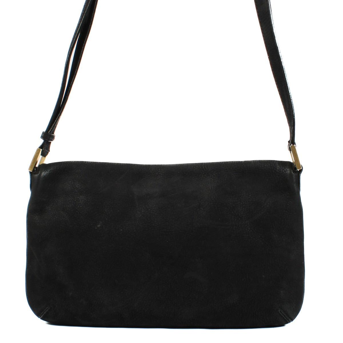 Delvaux Zwarte Nubuck Louise Crossbodytas