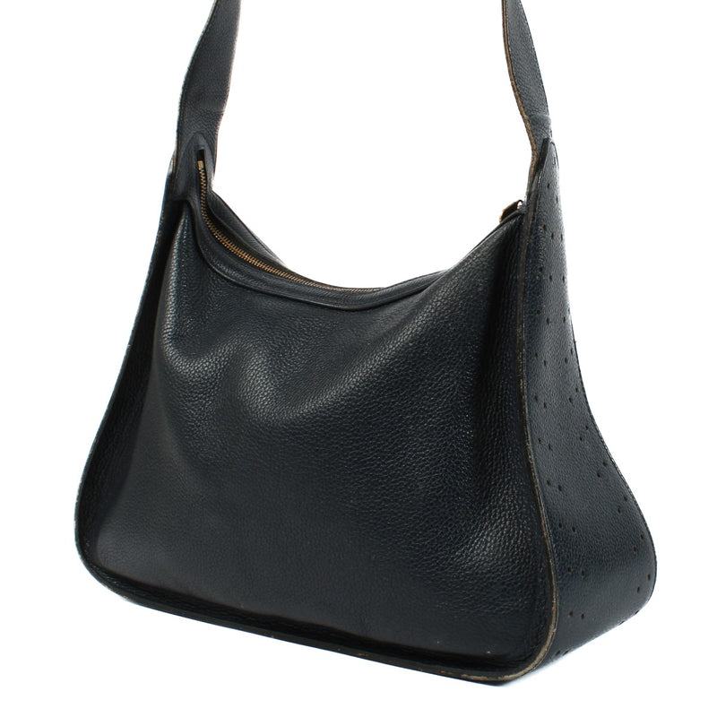 Delvaux Blue Pensée Shoulder Bag