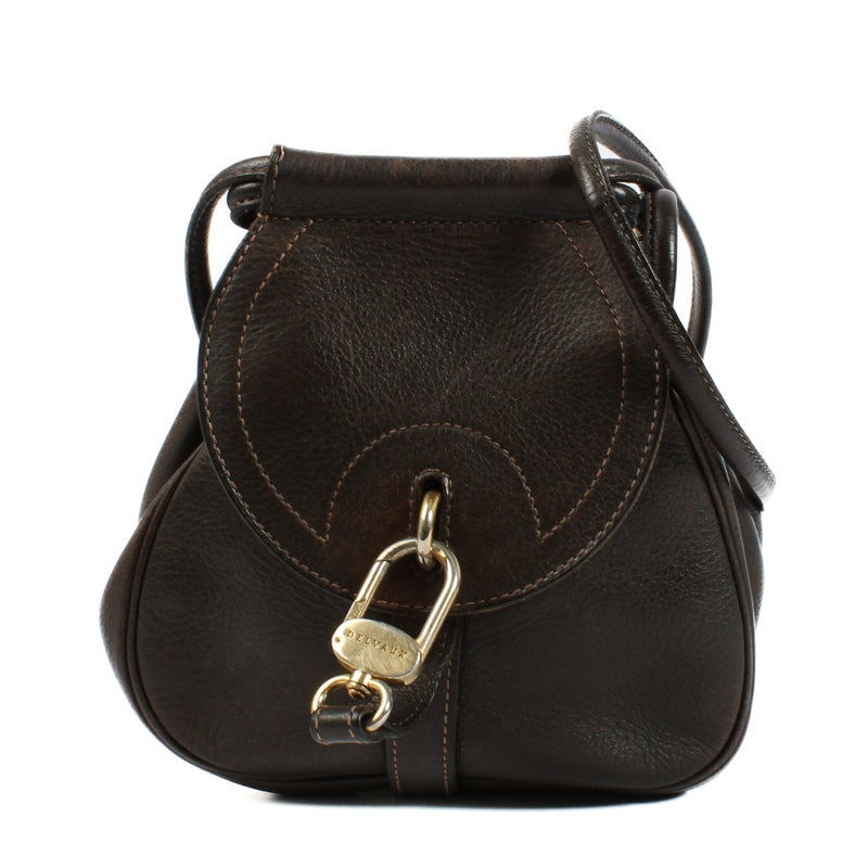 Delvaux Café Canter Mini Cerceau Crossbody Bag