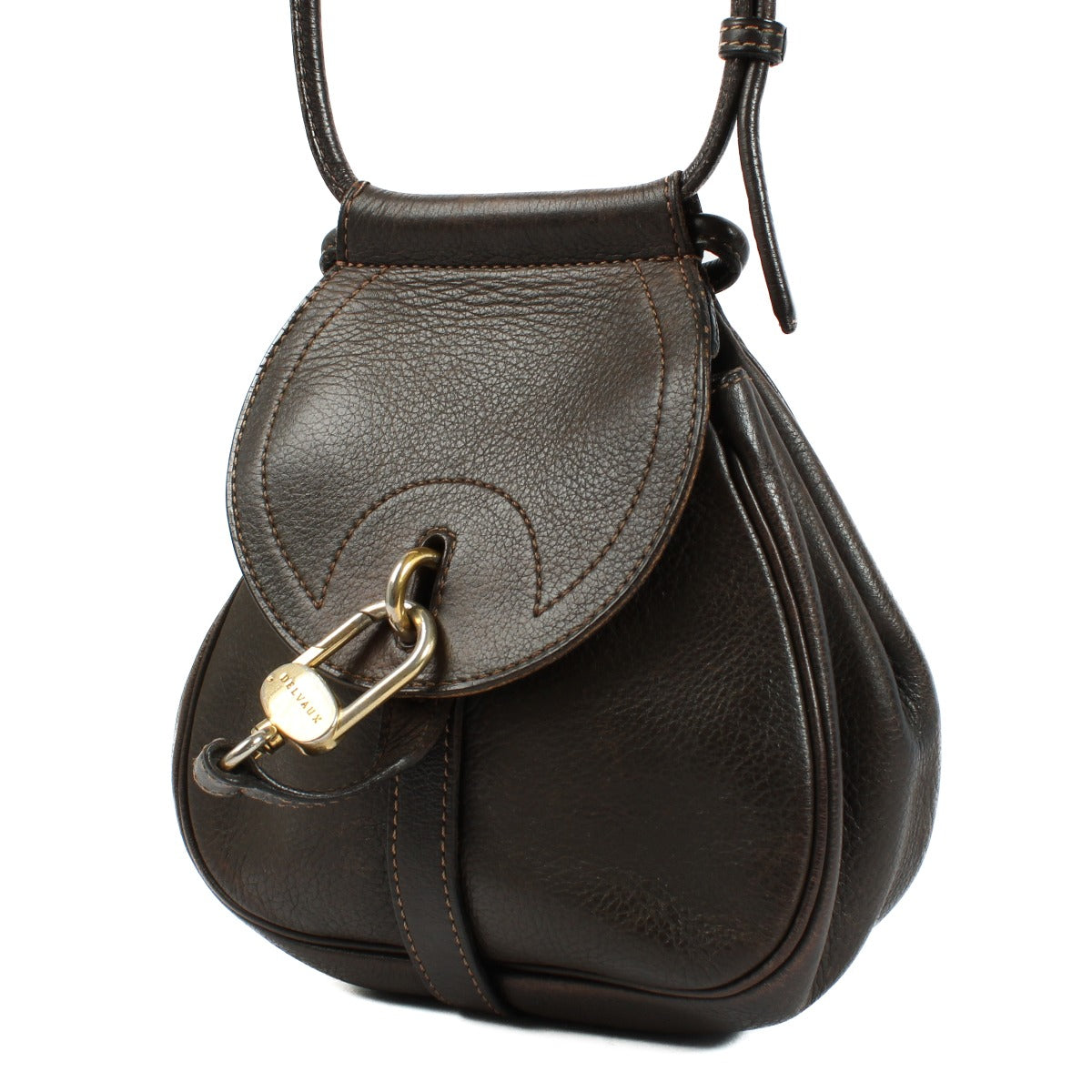 Delvaux Café Canter Mini Cerceau Crossbody Bag
