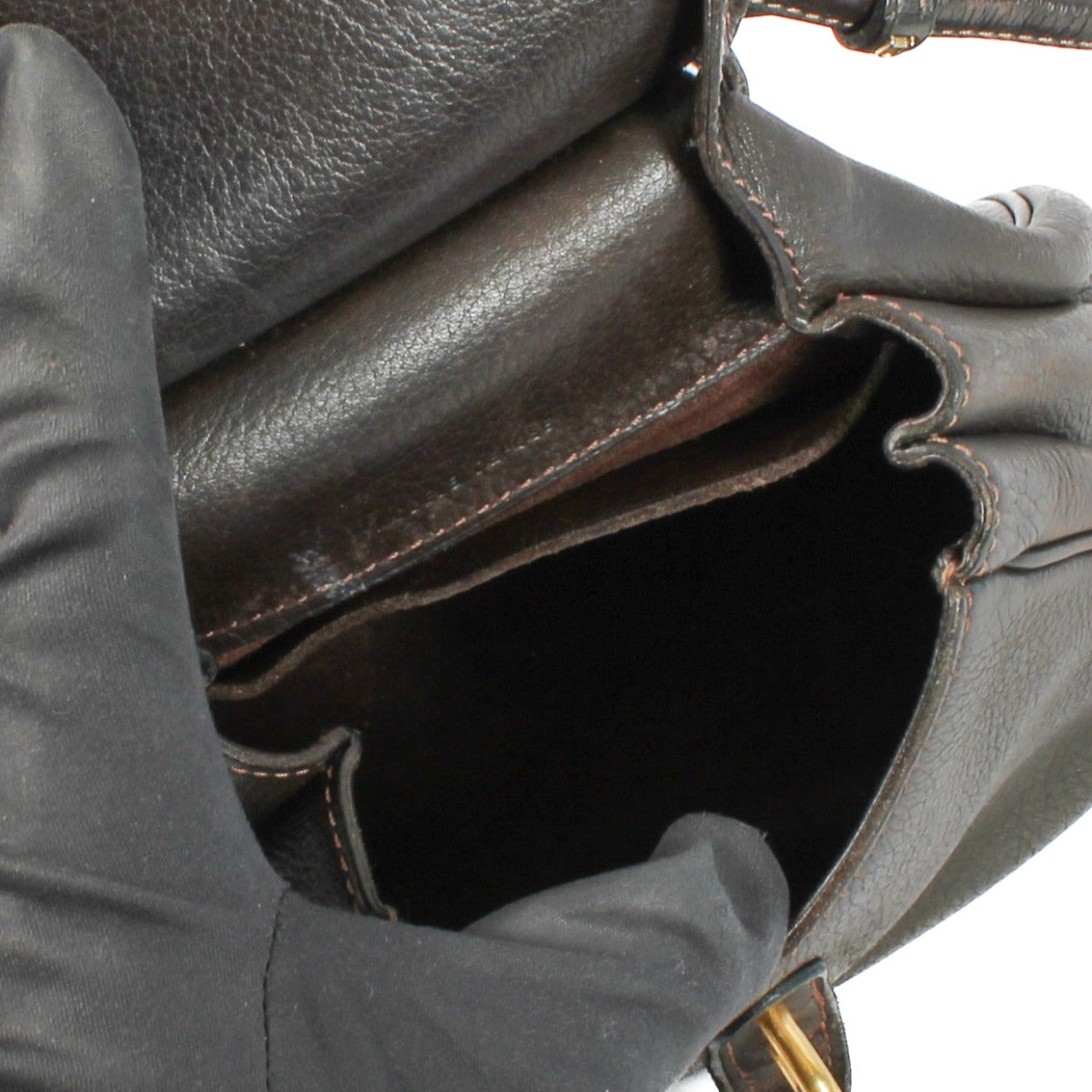 Delvaux Café Canter Mini Cerceau Crossbody Bag