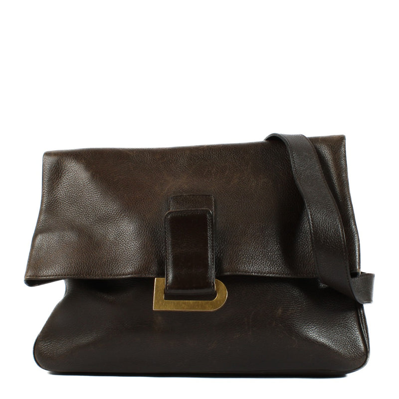 Delvaux Brown Relais Crossbody Bag