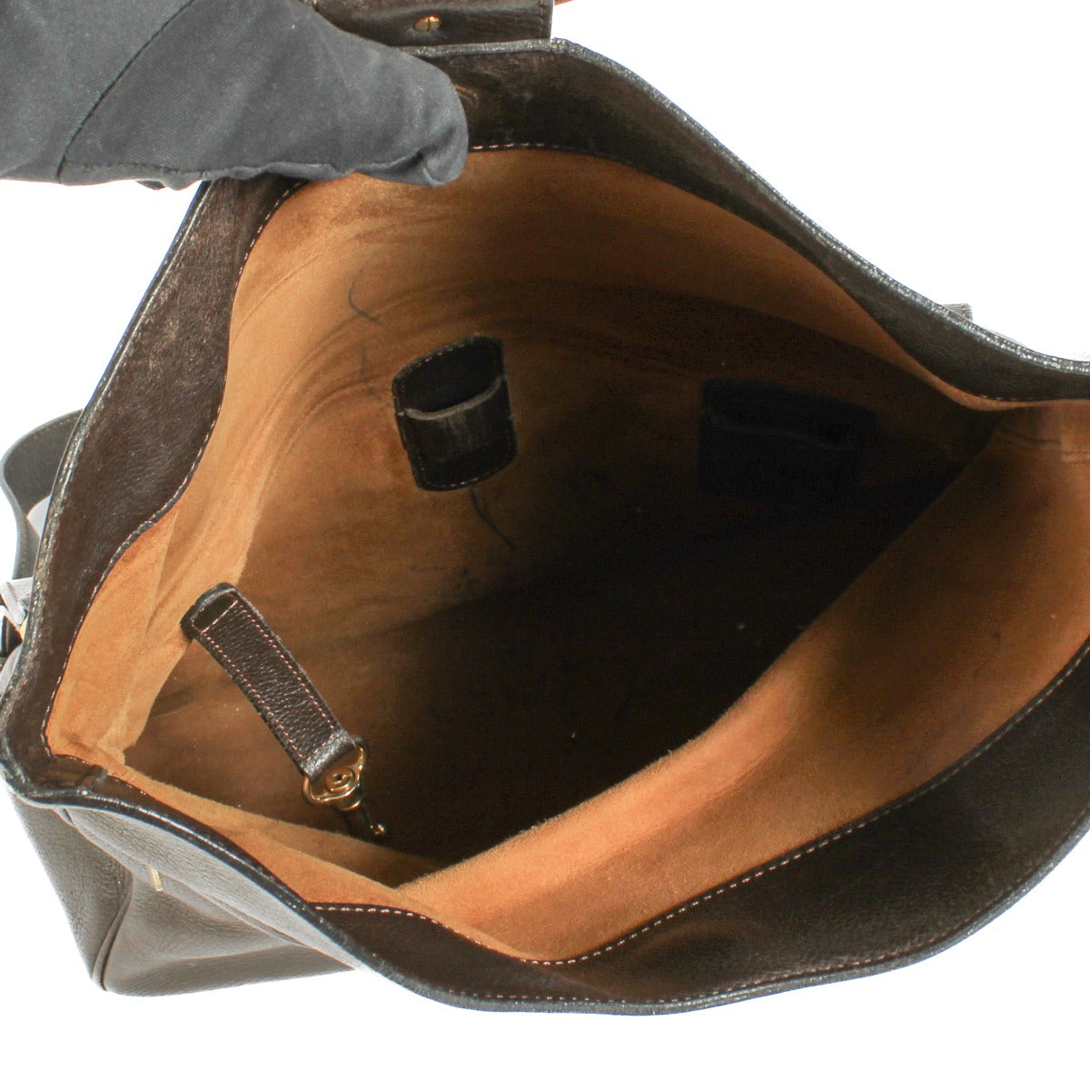 Delvaux Brown Relais Crossbody Bag