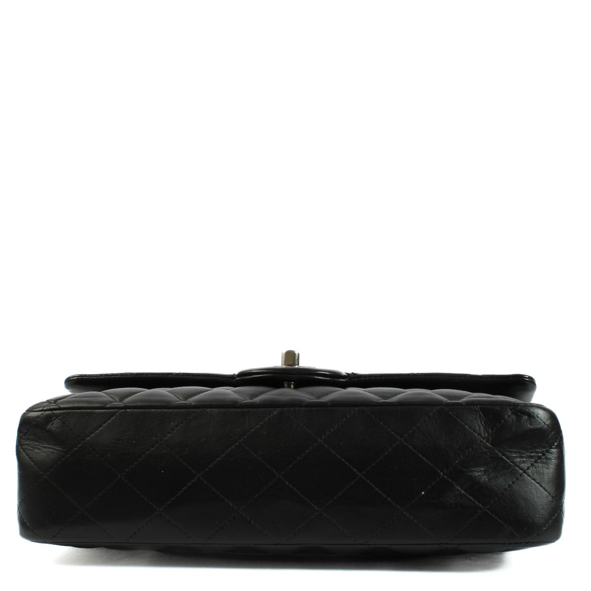Chanel Black Lambskin Medium Classic 11.12 Bag
