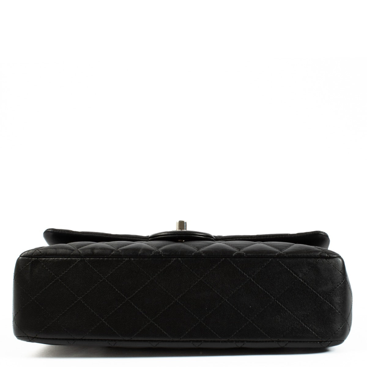 Chanel Zwarte Lamsleren Medium Classic 11.12 Tas