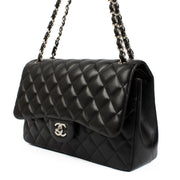 Authentic second hand Chanel Black Large Classic Bag on Labellov.com