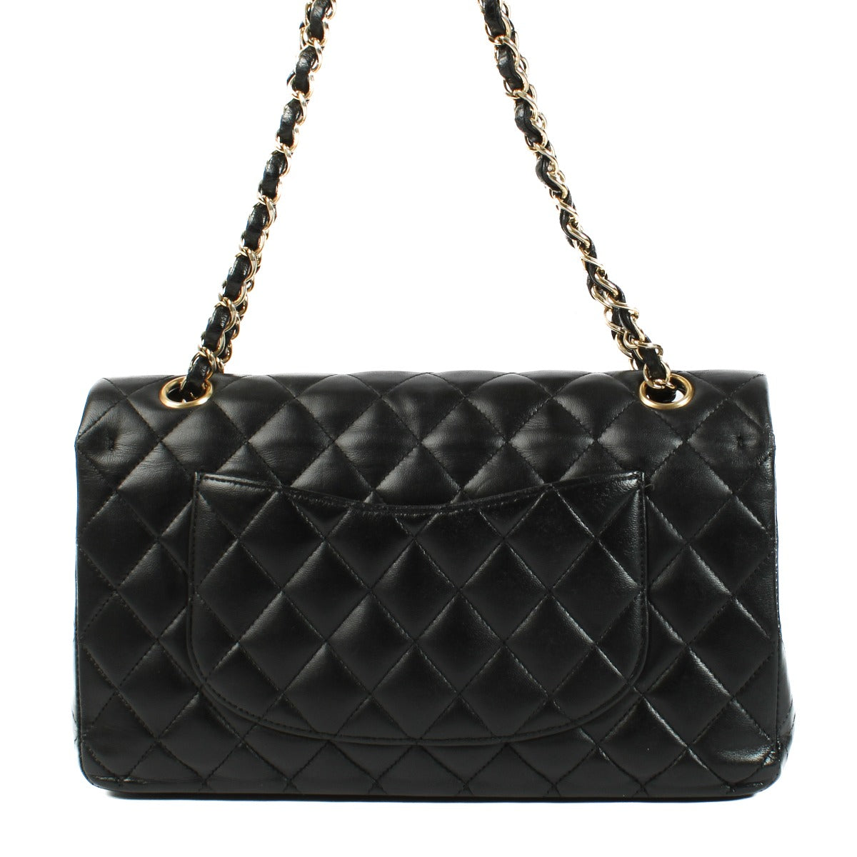 Chanel Black Lambskin Medium Classic 11.12 Bag