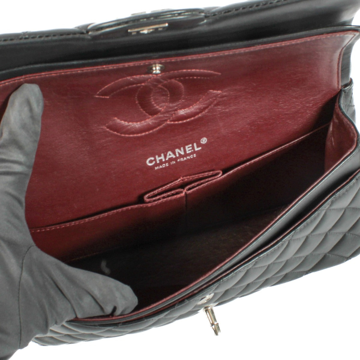 Chanel Black Medium Classic 11.12 Bag