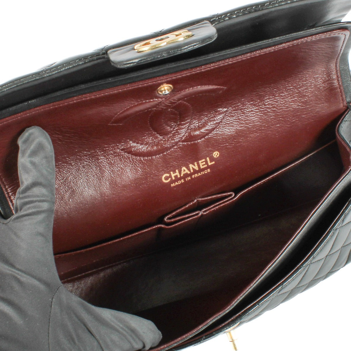Chanel Zwarte Medium Classic 11.12 Tas