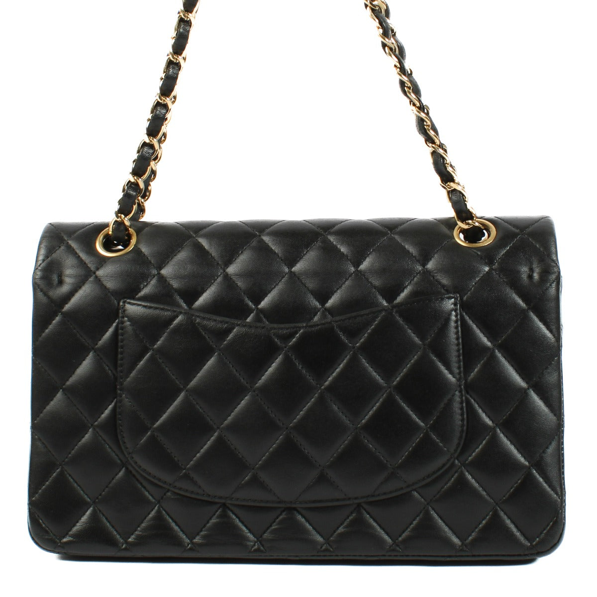 Chanel Zwarte Lamsleren Medium Classic 11.12 Tas