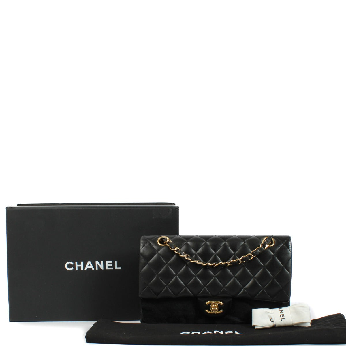 Chanel Black Medium Classic 11.12 Bag