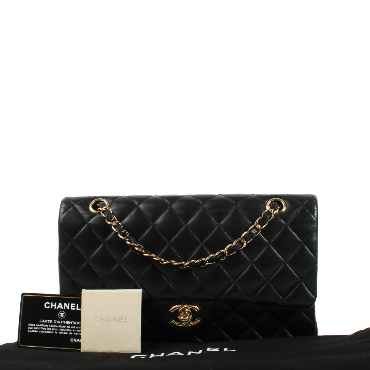 Chanel Black Medium Classic 11.12 Bag