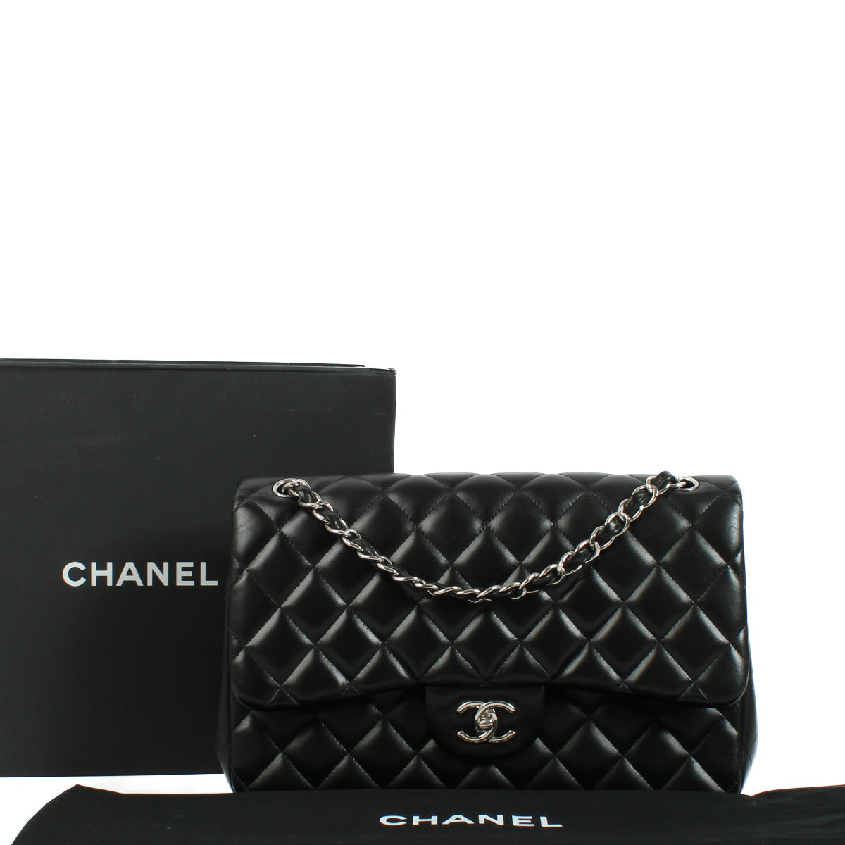 Chanel Black Large Classic Handbag